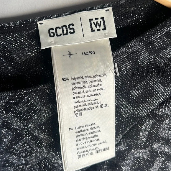 Wolford x GCDS Monogram Bodysuit in Black - Picture 6 of 11